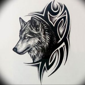 Фото тату волк 20.05.2019 №065 - photo tattoo wolf - tattoo-photo.ru