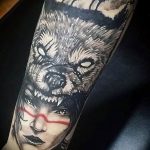 Фото тату волк 20.05.2019 №083 - photo tattoo wolf - tattoo-photo.ru