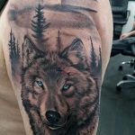 Фото тату волк 20.05.2019 №096 - photo tattoo wolf - tattoo-photo.ru