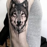 Фото тату волк 20.05.2019 №107 - photo tattoo wolf - tattoo-photo.ru
