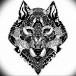 Фото тату волк 20.05.2019 №109 - photo tattoo wolf - tattoo-photo.ru