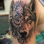 Фото тату волк 20.05.2019 №121 - photo tattoo wolf - tattoo-photo.ru