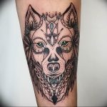 Фото тату волк 20.05.2019 №122 - photo tattoo wolf - tattoo-photo.ru