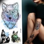 Фото тату волк 20.05.2019 №124 - photo tattoo wolf - tattoo-photo.ru