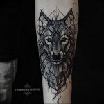 Фото тату волк 20.05.2019 №134 - photo tattoo wolf - tattoo-photo.ru