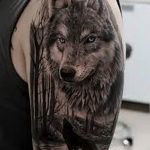Фото тату волк 20.05.2019 №141 - photo tattoo wolf - tattoo-photo.ru