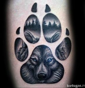 Фото тату волк 20.05.2019 №149 - photo tattoo wolf - tattoo-photo.ru