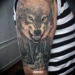 Фото тату волк 20.05.2019 №151 - photo tattoo wolf - tattoo-photo.ru