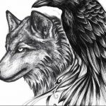 Фото тату волк 20.05.2019 №172 - photo tattoo wolf - tattoo-photo.ru