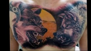 Фото тату волк 20.05.2019 №177 - photo tattoo wolf - tattoo-photo.ru