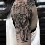 Фото тату волк 20.05.2019 №180 - photo tattoo wolf - tattoo-photo.ru