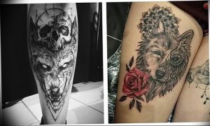 Фото тату волк 20.05.2019 №183 - photo tattoo wolf - tattoo-photo.ru