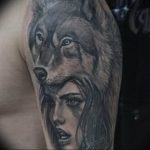 Фото тату волк 20.05.2019 №189 - photo tattoo wolf - tattoo-photo.ru