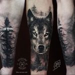 Фото тату волк 20.05.2019 №190 - photo tattoo wolf - tattoo-photo.ru