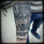 Фото тату волк 20.05.2019 №194 - photo tattoo wolf - tattoo-photo.ru