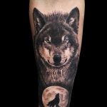 Фото тату волк 20.05.2019 №197 - photo tattoo wolf - tattoo-photo.ru
