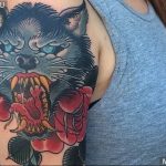 Фото тату волк 20.05.2019 №205 - photo tattoo wolf - tattoo-photo.ru
