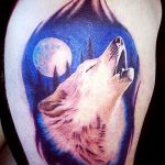 Фото тату волк 20.05.2019 №209 - photo tattoo wolf - tattoo-photo.ru