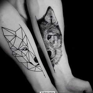 Фото тату волк 20.05.2019 №212 - photo tattoo wolf - tattoo-photo.ru