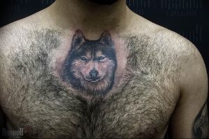 Фото тату волк 20.05.2019 №217 - photo tattoo wolf - tattoo-photo.ru