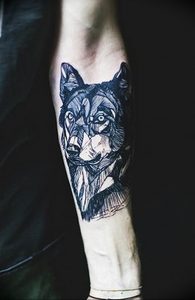 Фото тату волк 20.05.2019 №219 - photo tattoo wolf - tattoo-photo.ru