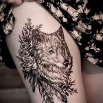 Фото тату волк 20.05.2019 №224 - photo tattoo wolf - tattoo-photo.ru