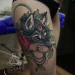 Фото тату волк 20.05.2019 №230 - photo tattoo wolf - tattoo-photo.ru