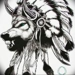 Фото тату волк 20.05.2019 №235 - photo tattoo wolf - tattoo-photo.ru