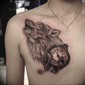 Фото тату волк 20.05.2019 №237 - photo tattoo wolf - tattoo-photo.ru