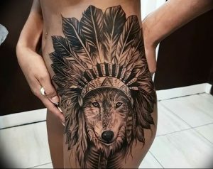 Фото тату волк 20.05.2019 №246 - photo tattoo wolf - tattoo-photo.ru