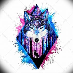 Фото тату волк 20.05.2019 №247 - photo tattoo wolf - tattoo-photo.ru