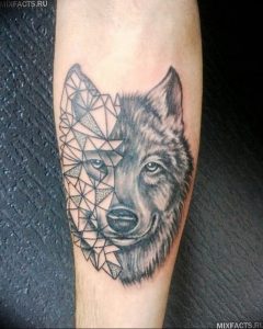 Фото тату волк 20.05.2019 №256 - photo tattoo wolf - tattoo-photo.ru