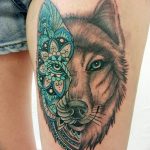 Фото тату волк 20.05.2019 №259 - photo tattoo wolf - tattoo-photo.ru