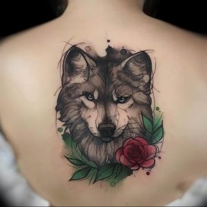 Фото тату волк 20.05.2019 №267 - photo tattoo wolf - tattoo-photo.ru