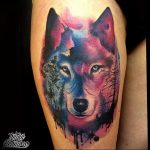 Фото тату волк 20.05.2019 №293 - photo tattoo wolf - tattoo-photo.ru