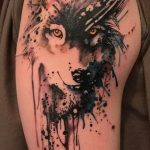 Фото тату волк 20.05.2019 №309 - photo tattoo wolf - tattoo-photo.ru