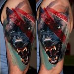 Фото тату волк 20.05.2019 №313 - photo tattoo wolf - tattoo-photo.ru