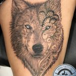 Фото тату волк 20.05.2019 №314 - photo tattoo wolf - tattoo-photo.ru