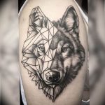 Фото тату волк 20.05.2019 №315 - photo tattoo wolf - tattoo-photo.ru