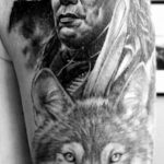Фото тату волк 20.05.2019 №323 - photo tattoo wolf - tattoo-photo.ru