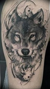 Фото тату волк 20.05.2019 №332 - photo tattoo wolf - tattoo-photo.ru