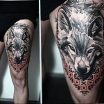 Фото тату волк 20.05.2019 №346 - photo tattoo wolf - tattoo-photo.ru
