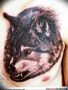 Фото тату волк 20.05.2019 №351 - photo tattoo wolf - tattoo-photo.ru