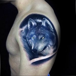 Фото тату волк 20.05.2019 №363 - photo tattoo wolf - tattoo-photo.ru