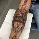 Фото тату волк 20.05.2019 №374 - photo tattoo wolf - tattoo-photo.ru