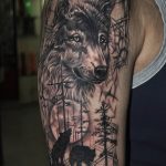Фото тату волк 20.05.2019 №401 - photo tattoo wolf - tattoo-photo.ru