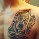 Фото тату волк 20.05.2019 №403 - photo tattoo wolf - tattoo-photo.ru