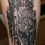 Фото тату волк 20.05.2019 №415 - photo tattoo wolf - tattoo-photo.ru