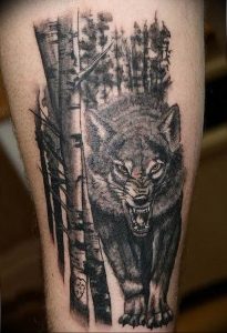 Фото тату волк 20.05.2019 №415 - photo tattoo wolf - tattoo-photo.ru