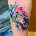 Фото тату волк 20.05.2019 №426 - photo tattoo wolf - tattoo-photo.ru